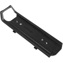 Topeak Omni QuickTrack Adapter TA2406 Black - Adjustable 90–120mm rear racks, 10–12mm tubes, fits MTX/RX TrunkBags & MTX baskets