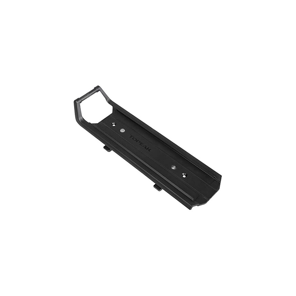 Topeak Omni Quicktrack Adapter Ta2406 - Adjustable 90–120Mm Rear Racks, 10–12Mm Tubes, Fits Mtx/Rx Trunkbags & Mtx Baskets Black
