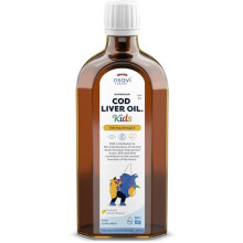 Norwegian Cod Liver Oil Kids, 500mg Omega 3 (Lemon) - 250 ml.