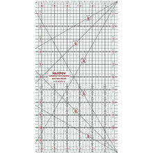Liquidraw Patchwork Quilting Ruler, Acrylic Imperial Template Transparent (6 x 24" / 6 x 18" / 6 x 12") (6 x 12")
