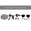 Cast iron Grid Pattern Cooking Grate Fits for Weber Gourmet BBQ System 6