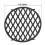 Cast iron Grid Pattern Cooking Grate Fits for Weber Gourmet BBQ System 5
