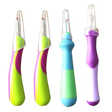 4PCS Seam Rippers Colorful Stitch Seam Ripper Handy Stitch Unpicker with Ergonomic Handles for Sewing/Crafting Removing Threads(Three Styles)