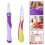 4PCS Seam Rippers Colorful Stitch Seam Ripper Handy Stitch Unpicker with Ergonomic Handles for Sewing/Crafting Removing Threads（Three Styles） 4