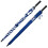 Windproof Golf Umbrella, Blue,White, 62-Inch 8
