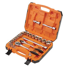 22112 HI-TORQ 6 Point Socket Set, 1/2" (24 Piece)