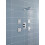 Ultra HEAD50 200 x 200 mm Square Fixed Head - Chrome 4
