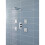 Ultra HEAD50 200 x 200 mm Square Fixed Head - Chrome 2