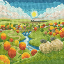 Bothy Threads Counted Cross Stitch Kit - Watching The World Go by