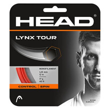 Unisex Adult Lynx Tour Tennis String set - Orange, 1.25 mm/17 g