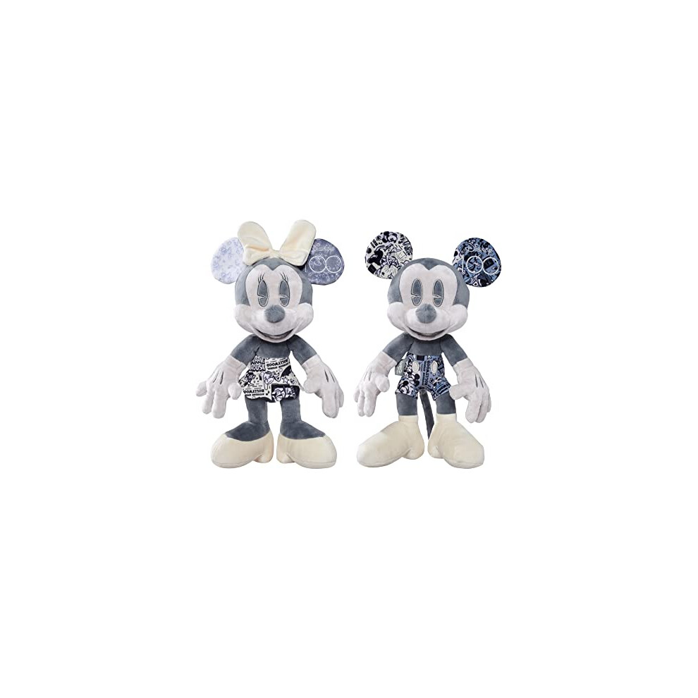 Toys - Disney Mickey Mouse & Minnie Mouse D100 Collector Set - limited 100th anniversary Disney collectors edition with gift box, certificate & serial