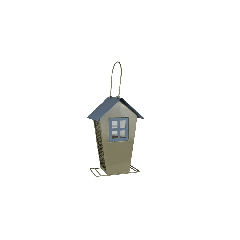 Hamilton" Wild Bird Peanut Feeder, House Shaped, Contemporary Feeder That Is Designed To Enhance Your Garden, Easy Fill & Easy Clean