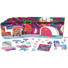 My Little Pony: Make Your Mark Toy Unicorn Tea Party Izzy Moonbow – Hoof to Heart Pony with 20 Accessories for Children 3+ - Board Game