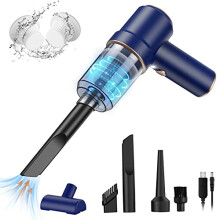 Handheld Vacuum Cordless, Car Vacuum Cleaner, Mini Hand held Vacuum Cleaner, Car Hoover with Powerful Suction,Rechargeable 2 in 1 Sucking Blowing