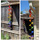 4pcs Rainbow Wind Spinner, 43" Rainbow Curlie Spinner Hanging Rainbow Wind Twister for Yard Tent Garden Outdoor Lawn Decoration 4