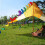 4pcs Rainbow Wind Spinner, 43" Rainbow Curlie Spinner Hanging Rainbow Wind Twister for Yard Tent Garden Outdoor Lawn Decoration 3