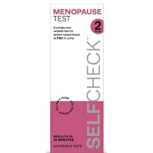 Menopause Test – 2 Home Tests Included, Freephone Customer Help Line, Results in 10 Minutes