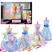HARUMIKA 40445 Fashion Design for Kids-Craft Your Own Catwalk Looks with This Creative Kit-Double Torso Dreamy Cute Bridal Set-Includes Reusable