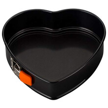 Non-Stick Carbon Steel Heart Shape Spring Form, 26 cm, 94103326001100