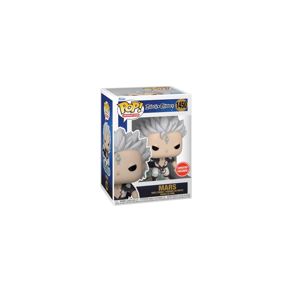 Pop! Animation: Black Clover - Mars with Book (Exc) 71289 - Collectible Vinyl Figure - Gift Idea - Official Merchandise - Toy for Children and Adults