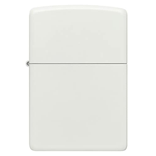 Zippo Lighter, White Matte, One Size