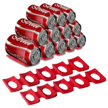 | Bottle and Can Stacker for Fridge,Hold Maximum 15 Bottles, Perfect for Bar Cabinet BBQ Party Pack of .(Red 2)…