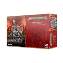 - Warhammer - Age of Sigmar - Slaves to Darkness: Eternus Blade Of The First Prince/Chaos Lord on Daemonic Mount - Tabletop Miniatures Wargame