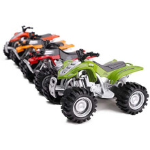 11cm Die Cast Friction Powered Quad Bike - Assorted Colours & Designs - 1 Chosen At Random - Boys Toys