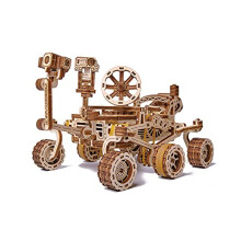 Wood Trick Mechanische 3D-Holzpuzzles Mars Rover fr Erwachsene und Kinder zum Bauen  Fahrten bis zu 13 Fu  7,9 x 4,7 Zoll  Modellbaustze fr