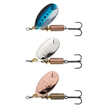 Fast Attack Spinner Fishing Lures - 3 Pack - Perfect for Trout, Salmon and Sea Trout in Freshwater - Balanced, Accurate, Sharp Hooks