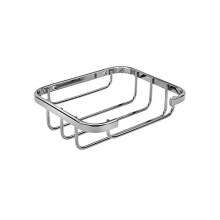 Chrome Plated Mild Steel Wire Soap Dish, 5 Year Rust Free Guarantee