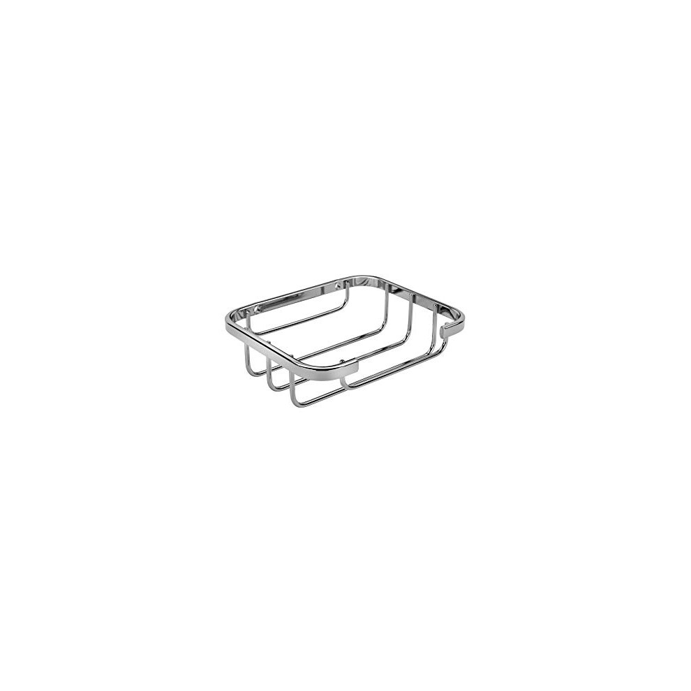 Croydex Chrome Plated Mild Steel Wire Soap Dish, 5 Year Rust Free Guarantee