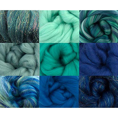 Merino Wool Tops - Ocean Pack of 9