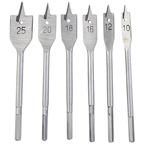 Hilka 6PC Flat Wood BIT Set