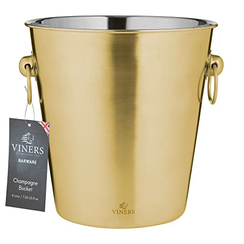 Viners Barware 4 L Gold Champagne Bucket 1