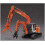 HSW04 1:35 Scale Hitachi Double Arm Construction Machine Astaco Neo Plastic Model 2