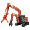 HSW04 1:35 Scale Hitachi Double Arm Construction Machine Astaco Neo Plastic Model 1