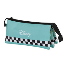 Mickey Mouse Squares-FAN Triple Pencil Case 2.0, Blue, 23 x 11 cm