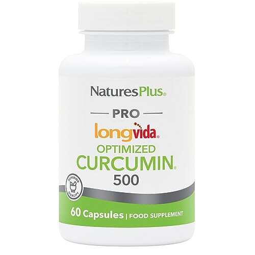 NaturesPlus, Pro Longvida, Curcumin, 500 mg, 60 Kapseln