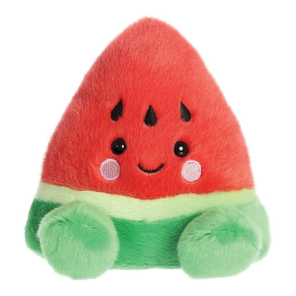New Aurora World Aurora, 33771, Palm Pals Sandy Watermelon, 5In, Soft Toy, & Red/Green