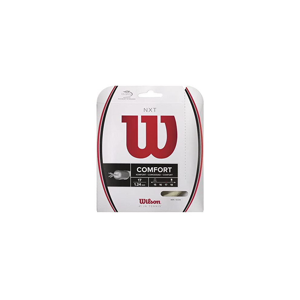 Wilson Unisex Nxt Tennis Racket Racquet Strings, White, 12.2 M Uk
