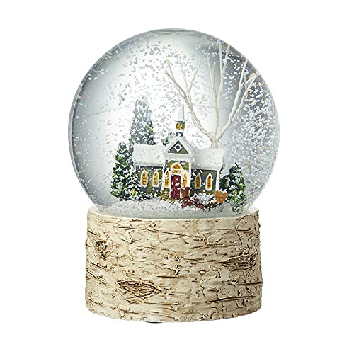 Christmas House Snowglobe Decoration