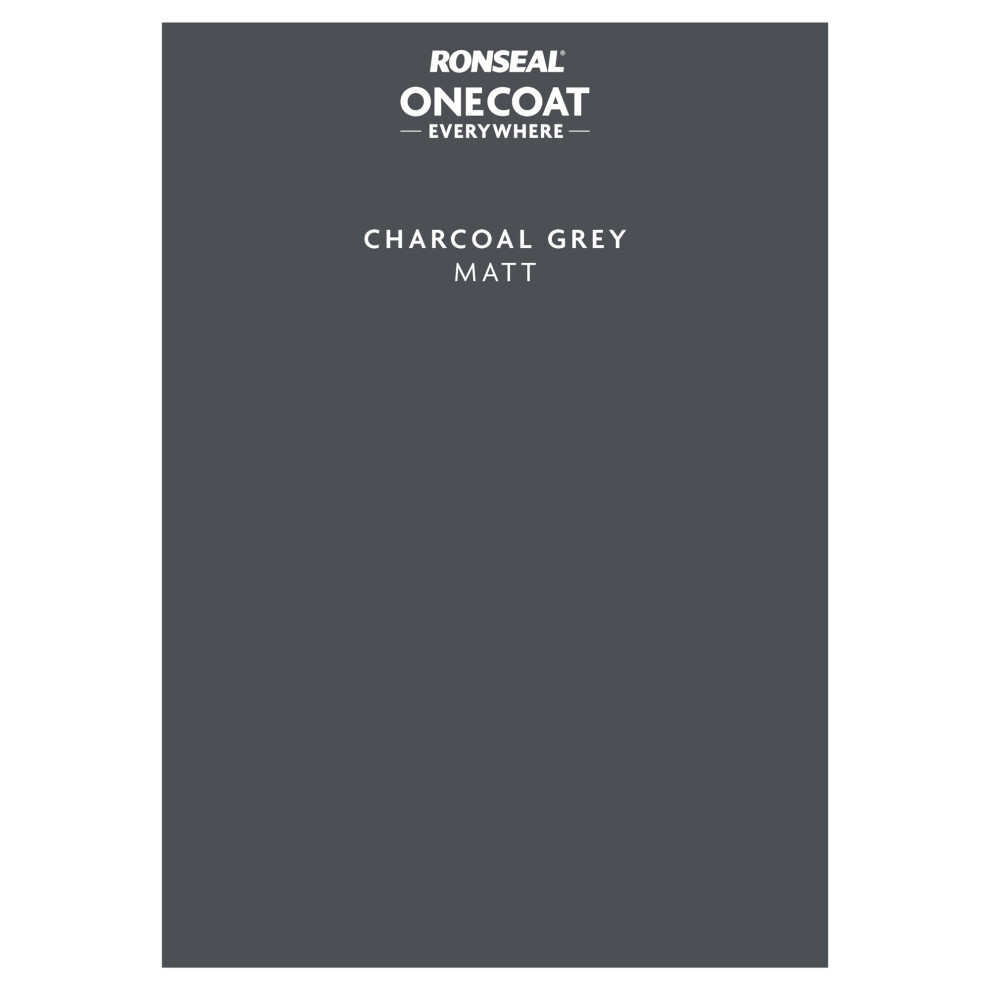 (Charcoal Grey) Ronseal One Coat Everywhere Peel & Stick