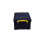 Really Useful Really Useful Plastic Storage Box 9 Litre Solid Black with Yellow Handles 2