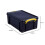 Really Useful Really Useful Plastic Storage Box 9 Litre Solid Black with Yellow Handles 3