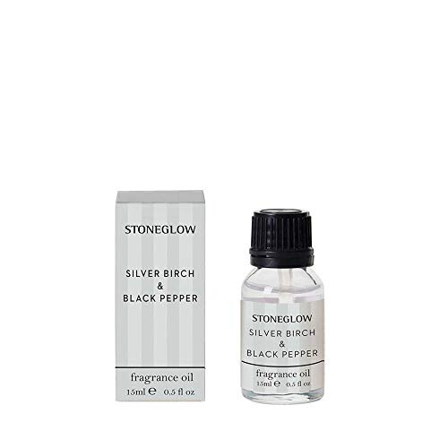 Stoneglow Modern Classics Mist Diffuser Fragrance Bottle 15 ML - Various Scents (15 Ml Silver Birch & Black Pepper)