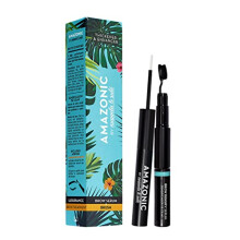 Nuggela & Sulé AMAZONIC Eyebrow Densifier Serum 2,5ml + Brush. - A powerful formula with natural ingredients. Increases the density and thickness of