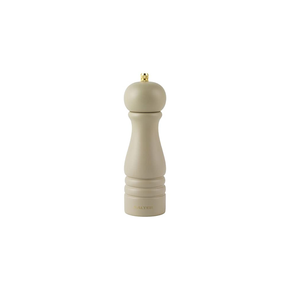 Salter Bw12029beu7 Olea Pepper Grinder Mill, Adjustable Grinding From Fine To Coarse, Ceramic Mechanism, Suitable For Rock Salt & Peppercorns, Spice & Season