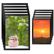 10 Pcs Magnetic Display Frame,5pcs A4 & 5pcs A3 Magnetic Photo Picture Frame,Waterproof Self Adhesive Magnetic Paper Holder for Wall Door,Window Sign