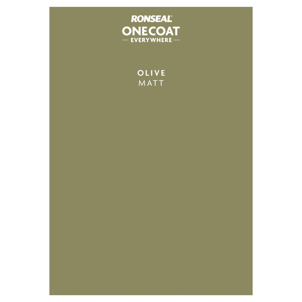 (Olive) Ronseal One Coat Everywhere Peel & Stick